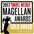 Travel Weekly Magellan Award placard